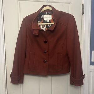Chadwicks Brown Pea Coat Classic Style